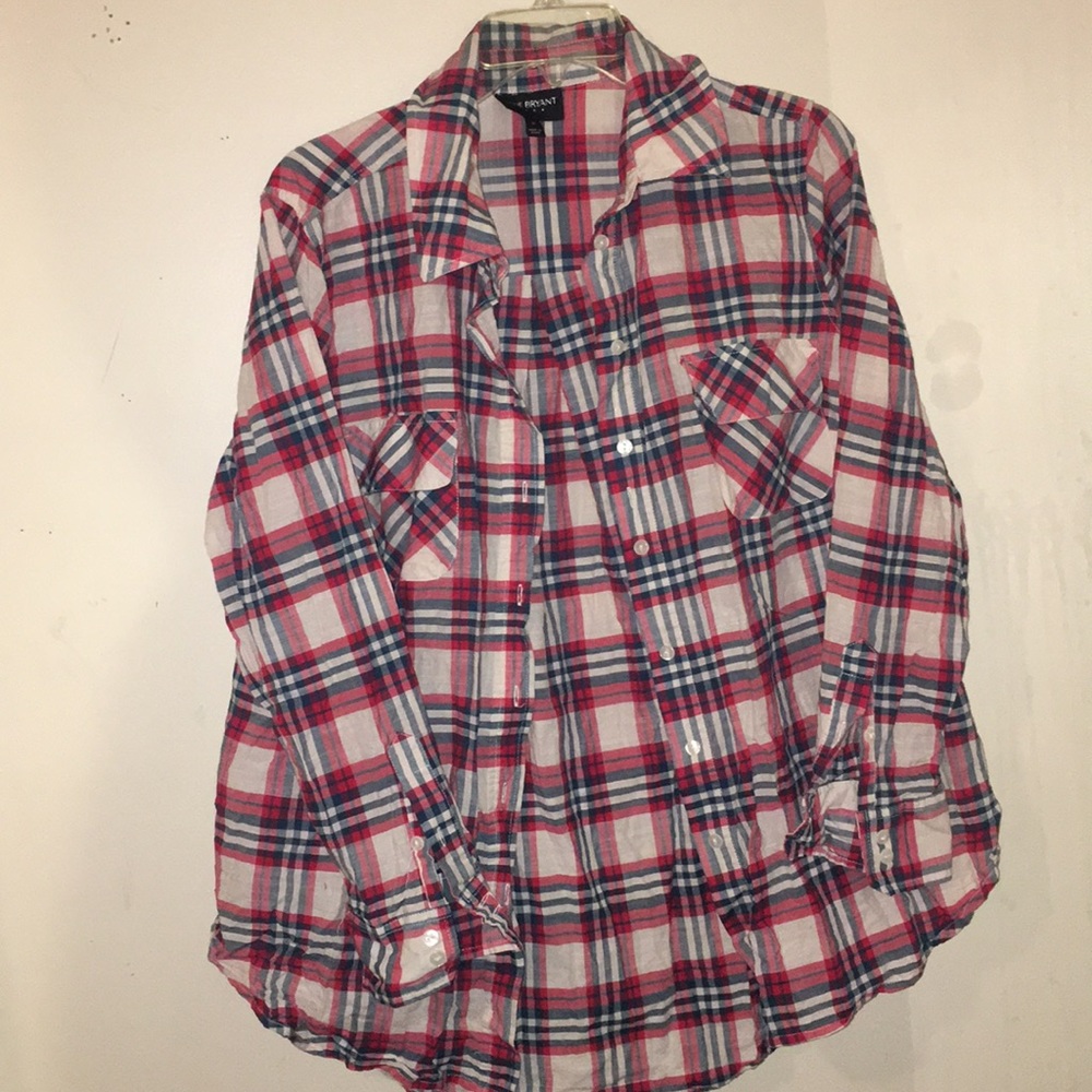 Long sleeve plaid shirt